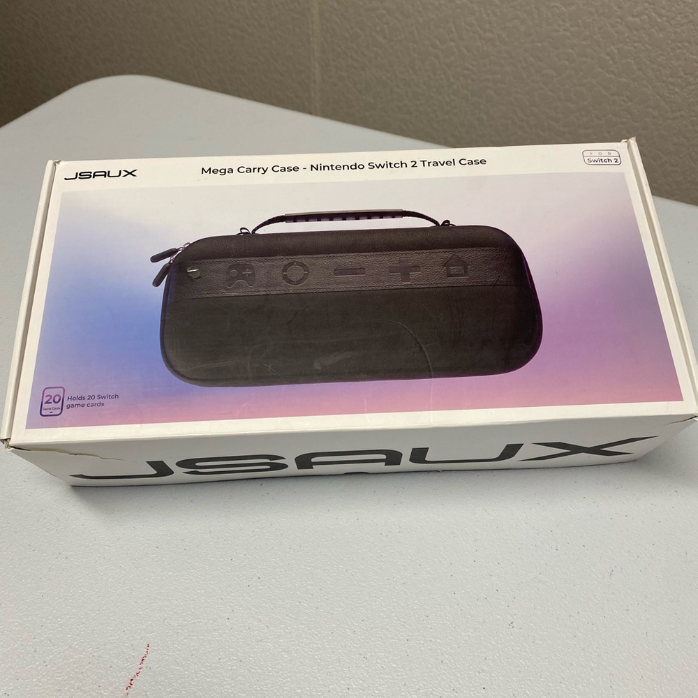 Black Mega Carry Case for Nintendo Switch 2